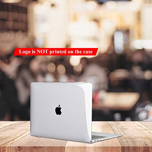 TECOOL-MacBook-Air-13-inch-Case-Cover-2020-2019-2018-Model-A2337-M1A2179A1932-Plastic-Hard-Shell-Protective-Cover-Case-and-EU-Keyboard-Cover-for-Apple-MacBook-Air-133-Touch-ID-Crystal-Clear