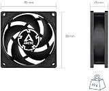 ARCTIC P8 TC 80 mm Case Fan Temperature Controlled Static Pressure view 5