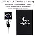 MFM Crystal Stainless Steel Novelty Wine Stopper for My Favorite Murder fans. 10% profits to Domestic Violence Charity. Price Reduced! On Sale! #SSDGM