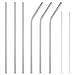 Accmor 18/8 Stainless Steel Straws, Reusable Metal Drinking Straws for 30 20 Oz Yeti Tumbler Rambler Cups(6, FBA)