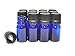 ljdeals 5ml Cobalt Blue Essential Oil Bottle with Euro Dropper Black Cap Glass Bottles Pack of 12