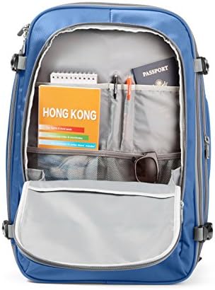 AmazonBasics Carry-On Travel Backpack - Navy Blue 7 AmazonBasics Carry-On Travel Backpack - Navy Blue