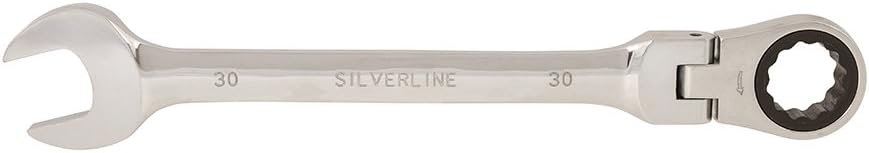 Silverline 918548 Flexible Head Ratchet Spanner 30 mm - Image 3