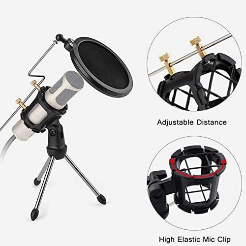 Universal Microphone Vibration Mount Bracket MIC Stand Compatible for
