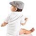 juDanzy Baby & Toddler Plaid Cabbie Hats (1-4 Years, Gray Tweed)