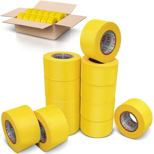 Yellow Flagging Tape 12 Pack - Non-Adhesive