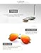 LUENX Womens Mens Aviator Sunglasses Polarized with Case - UV 400 Protection Orange Lens Gold Frame 60mm