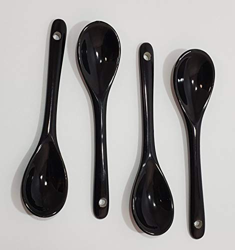 4 Set of Coffee Mugs and Stirring Spoons - Thumbnail 5