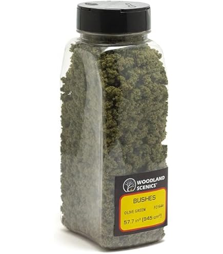 Woodland Scenics FL636 Static Grass Flock Shaker Dark Green/50 Cu. In - Foto 5