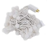 LEDwholesalers LED Color-Changing Linkable 16 Feet Christmas Light String with 50 RGB Globes with White Wires, X072RGB ÿ