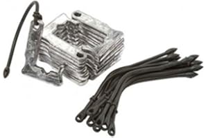 RIG EM RIGHT Rig'Em Right Waterfowl J-Weight Decoy Anchors for Deep Water Hunting with Bungee Cords for Easy Anchor Line Storage