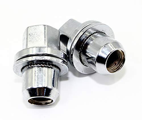 Set of 20 Veritek 14x1.5mm Chrome 22mm Hex Mag Washer OEM Style 1.84" Lug Nuts for Land Range Rover Factory Wheels