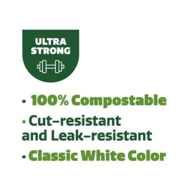 Comfy Package 100% Compostable 9 Inch Heavy-Duty Plates [125 Pack] Eco-Friendly Disposable Sugarcane Paper Plates