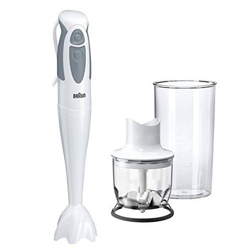 Click Here to See More Images Braun MQ320 Hand Blender with Chopper, 550W (220 Volts - Not for USA)