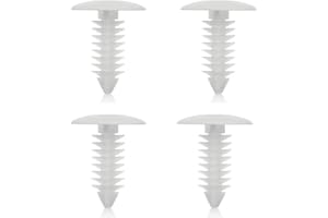 Spurick Set of 4 Bumper Plugs Front License Plate Holes Cover Clips, Plug Bumper Holes for Chevrolet Dodge Buick Ford Honda Toyota, etc