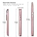 Meko Stylus Pen Case Holder Sleeves for Apple Pencil(1st and 2nd Gen), Premium Genuine Leather Case Pouch Built-in Elastic Band for Stylus Pens - Rose Gold¡­