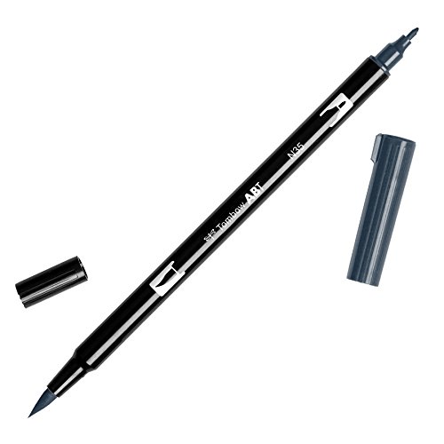 Tombow Dual Brush Pen Art Marker, N35 - Cool Gray