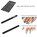 Nail Polish Remover Tool, Stainless Steel Triangle Cuticle Peeler Scraper and Cuticle Pusher,20Pcs Gel Nail Polish Remover Clips,500Pcs Wipe Cotton Pads,10Pcs 100 180 Grit Nail Files