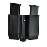 CHEERGO Double Magazine Holder Glock Magazine Pouch for Double or Single Stack Mags 9mm .40 .45