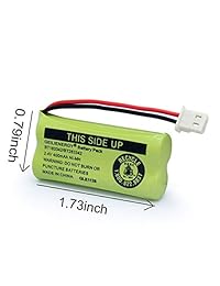 Geilienergy 2,4 V 400 mAh bt 183342 BT 283342 BT 166342 BT 266342 BT 162342 BT 262342 batería para VTech CS6114 CS6419 cs6719 at & T EL52300 cl80112 Vtech cs6719   2 teléfono inalámbrico