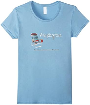 Womens Maplegrove Street, Oak Park CA. The Best Damn Street Large Baby Blue
