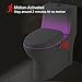 Sky-shop Toilet Night Light/8 Color Changing Toilet Body Sensor Lights /LED Motion Activated Night Lights(White)