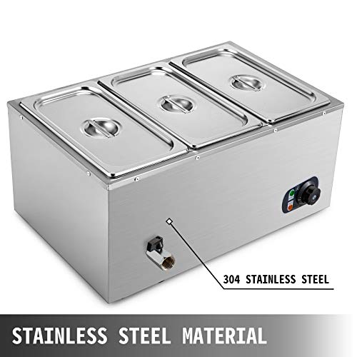 2 VEVOR+Commercial+Food+Warmer+Stainless
