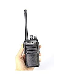 Retevis RT21 Walkie Talkies 16CH FRS Radio bidireccional VOX Scrambler Radios de 2 vías (paquete de 5) con audífono acústico de aire secreto de 2 pines (paquete de 5)