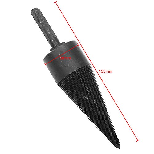 NUZAMAS 38mm Brennholzhacker Bohrer Hacken Holzspaltwerkzeug Spaltkegel Holzspalter Holzbrecher Holzbrecher – Bild 6