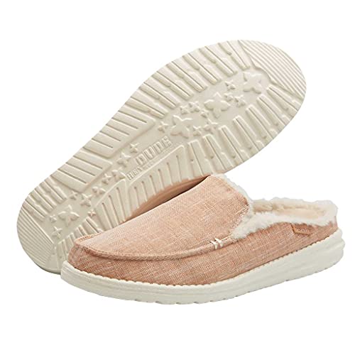 Hey Dude Women's Lexi Sparkling Rose Gold Size 8 Women’s Loafers Women’s Slip On Shoes