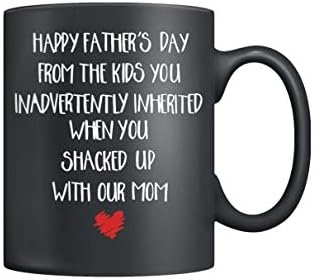 happy fathers day from the kid you inadvertently inherited mug