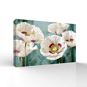 Wall26-Canvas Wall Art-Vintage Flower-Giclee Painting Wall Art for Bedroom Living Room Home Decoration - 12x18 inches