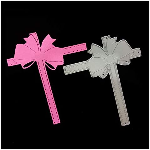 Kaiboo Metal Cutting Dies Embossing Stencil Template for DIY Scrapbook Album Paper Card Craft Decoration Gift(Ribbon Flower)