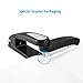 Stapler, OG-EVKIN 360 Degree Rotatable Staplers, 20 Sheet Capacity with 1000 Staples, Black