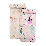 GFTSTORE Muslin Swaddle Blanket 70% Bamboo 30% Cotton-For Baby-2 Pcs/Set (Mermaid design-4747