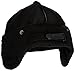 Bern Nino Winter Helmet Fleece Knit (Black, Small/Medium)