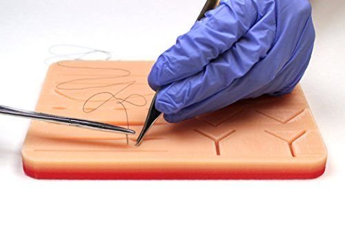 Your Design Medical 3 Layer Suture Pad with Wounds and Accessories, Large
