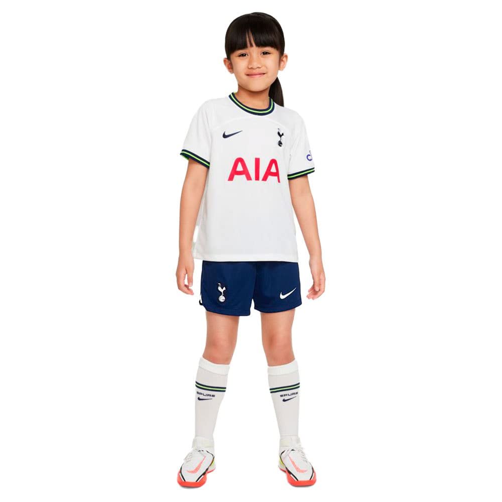 Tottenham Hotspur Unisex 2022/23 Season Official Home Game Kit, White/Binary Blue, S UK