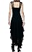 ACEVOG Women's Sexy Sleeveless Floral Lace Tiered Long Irregular Party Dress