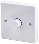 LED Robus 1 Gang 2 Way 1000W White Dimmer Switch