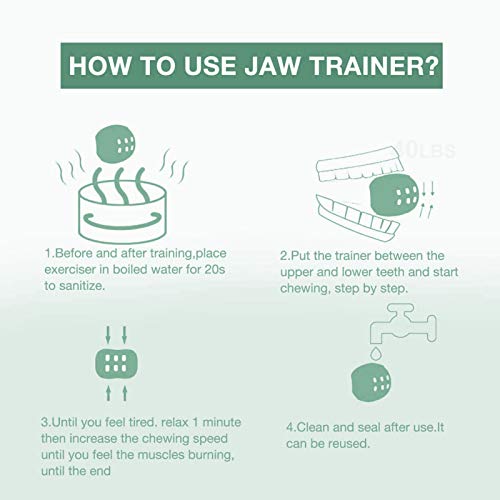 Jaw Exerciser Define Your Jawline, Chisel Your Jaw Exercise Face and