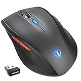 TeckNet Classic 2.4G Programmable Wireless Mouse with USB Nano Receiver,6 Buttons,18 Months Battery Life, 4800 DPI, 6 Adjustment Levels
