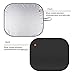 Automecar Car Windshield Sun Shade 2 Pcs Universal Foldable Front Windshield Sunshade UV Protector Heat and Sun Reflector to Keep Vehicle Cool(28