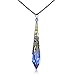 HALONA Necklaces for Women, Pendant Necklace of Vintage Antique Bronze Victorian Fashion Necklace Made with Swarovski Icicle Crystal