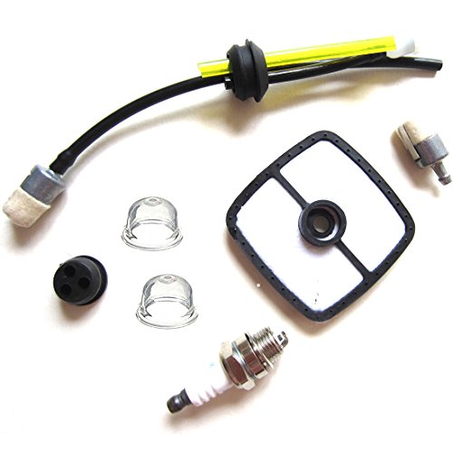 HQparts Air Filter Fuel Line Tune Up Kit for Echo Blower PB200 PB201 ES210 ES211 PB2100 PB2455 PB2155 SHC211 SHC212 ES2100 ES2400 SHC1700 SHC210 SHC2100 Hedge Clipper