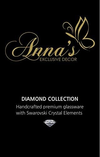 Butterfly Vase, Large Luxury Handmade Glass Vase, Decorated with Premium Crystal and Etched Butterfly, Luxury Gift Box - Image 4