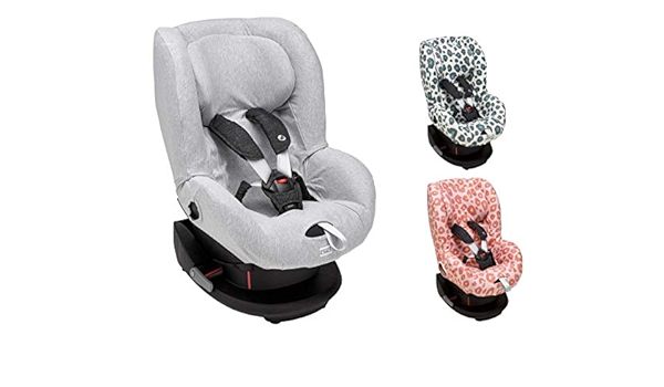 Meyco Baby ** Knuffelige universele overtrek/beschermhoes ** 100% ademend  katoen ** 3 EN 5 punts gordelsysteem ** Maxi Cosi Tobi + Maxi Cosi Pearl,  Römer King Plus etc. (Lines Emerald Green) : Amazon.nl: Babyproducten