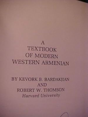 A Textbook of modern western Armenian