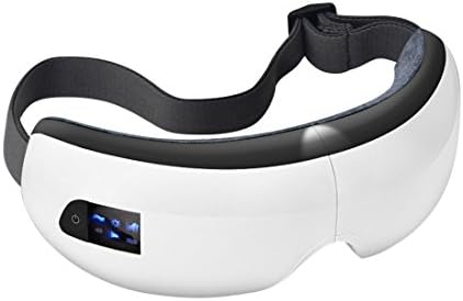 CALOD Foldable Eye Massager with Heating, Music and Compression for Eye Beauty and Relaxation(white)