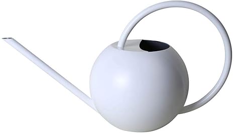 Amazon じょうろ ジョウロ 如雨露 400ml インテリア ステンレス 高級感 おしゃれ 室内 園芸用品 ガーデン 水差し 散水用具 園芸 観葉植物 屋内 持ち運びやすい 台湾製 Re Live 日本keinn 400ml 白 じょうろ